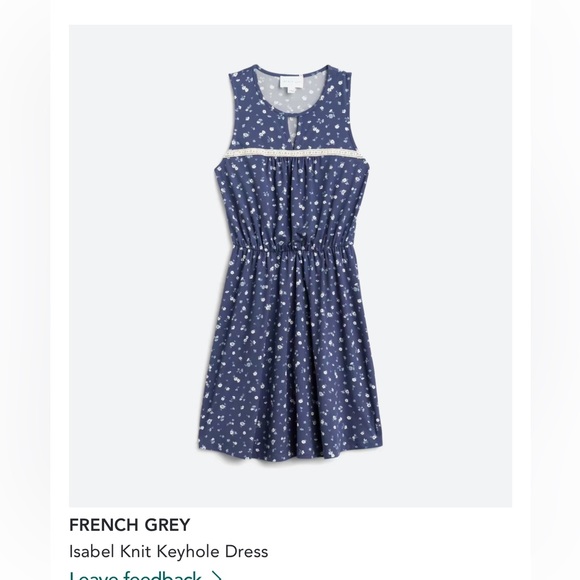 French Grey Dresses & Skirts - French grey knit keyhole dress
Bought from Stitch Fix, never worn
